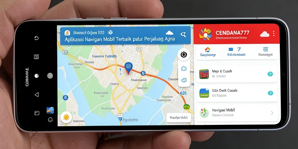 Antarmuka modern dan fitur canggih CENDANA777 untuk navigasi mobil.
