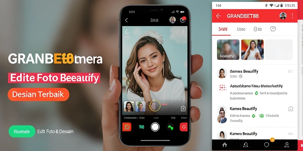 Antarmuka GRANDBET88 yang user-friendly untuk edit foto.