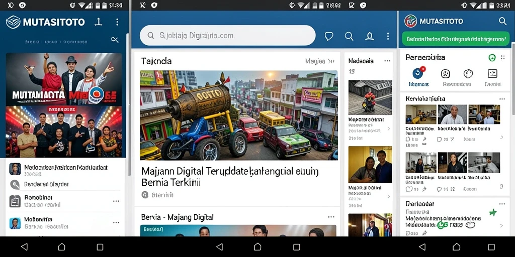 Tampilan antarmuka MUTASITOTO yang interaktif dan menarik.